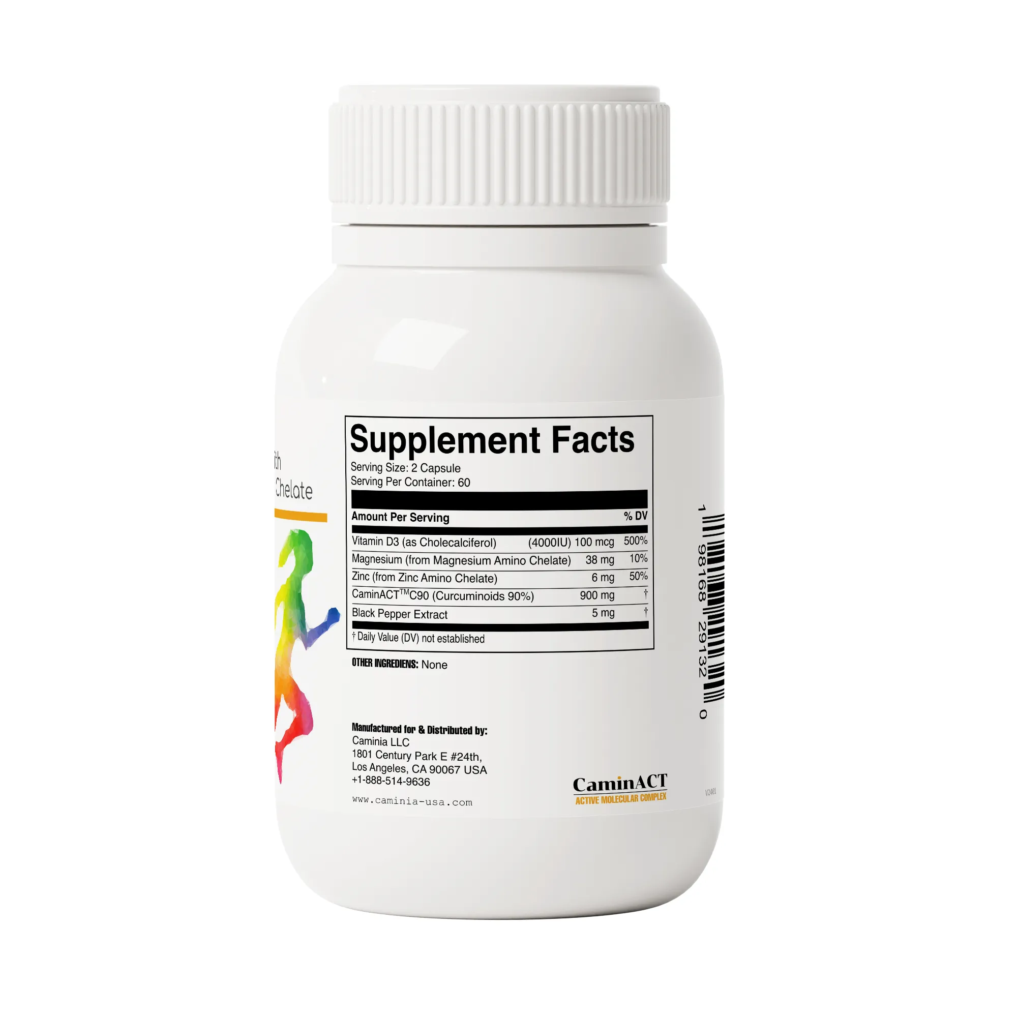 CaminACT Turmeric Extract with Magnesium Amino Chelate