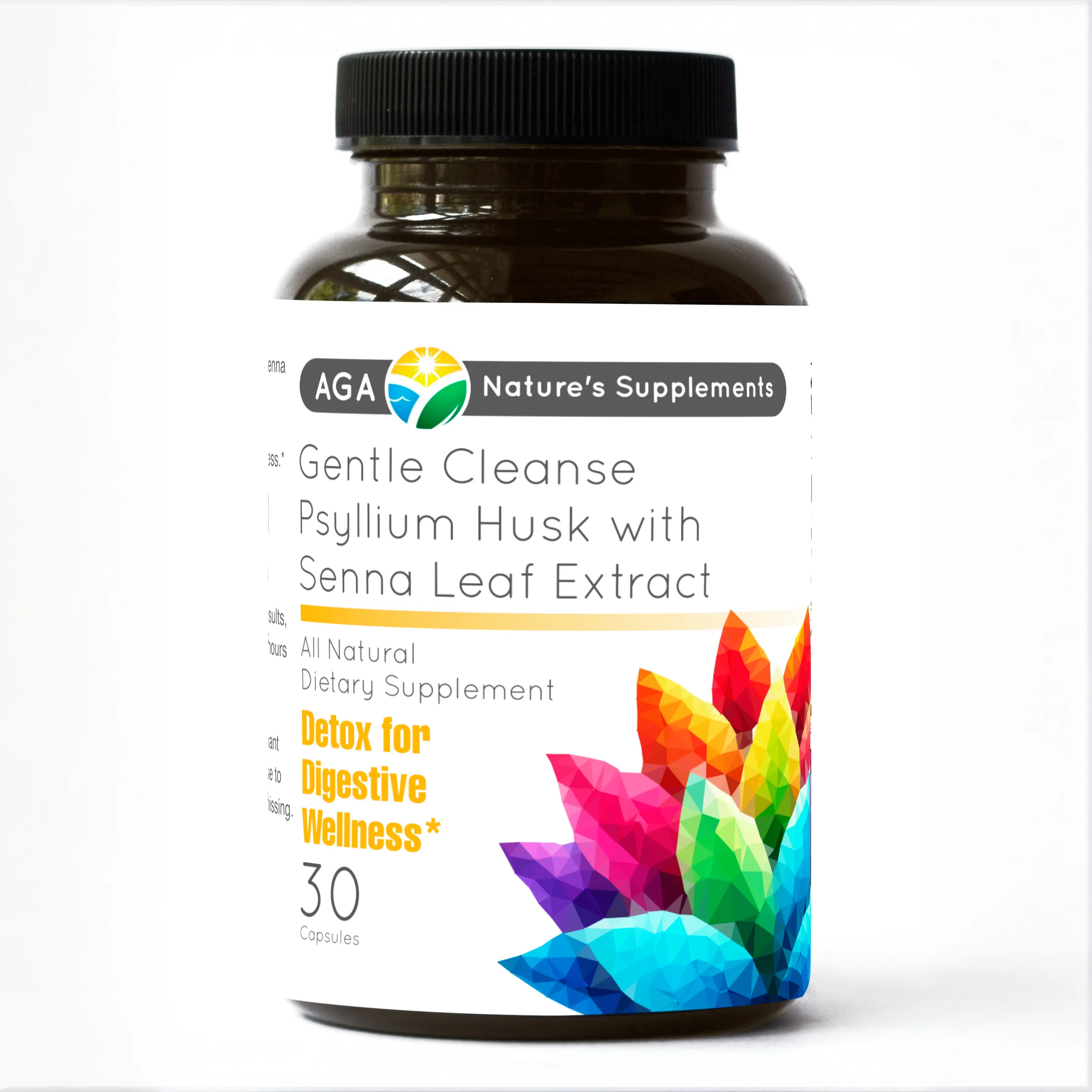 Gentle Cleanse &ndash; Psyllium Husk & Enzymes 30 Capsules