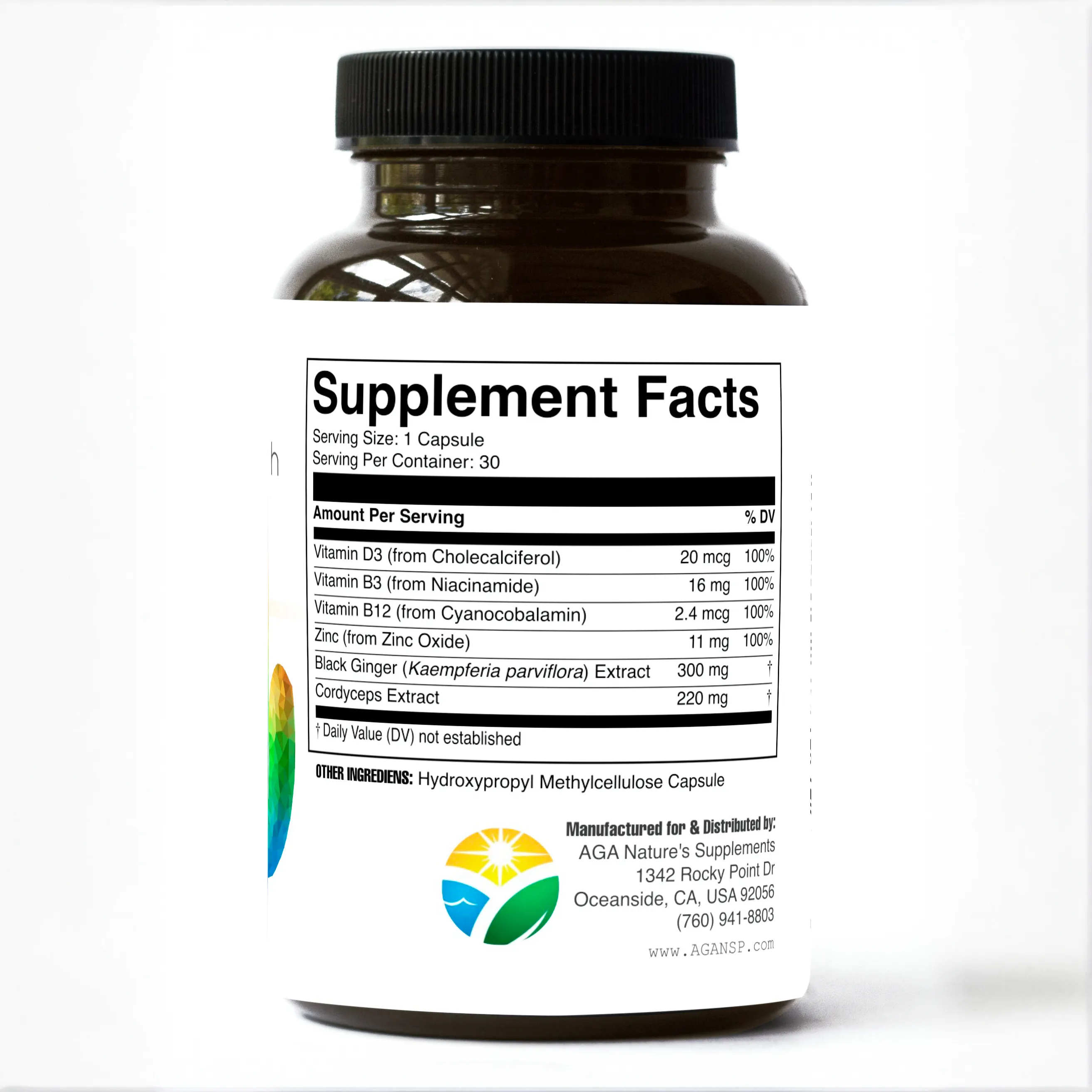 BioLife Multivitamin for Men with Black Ginger 30 Caps