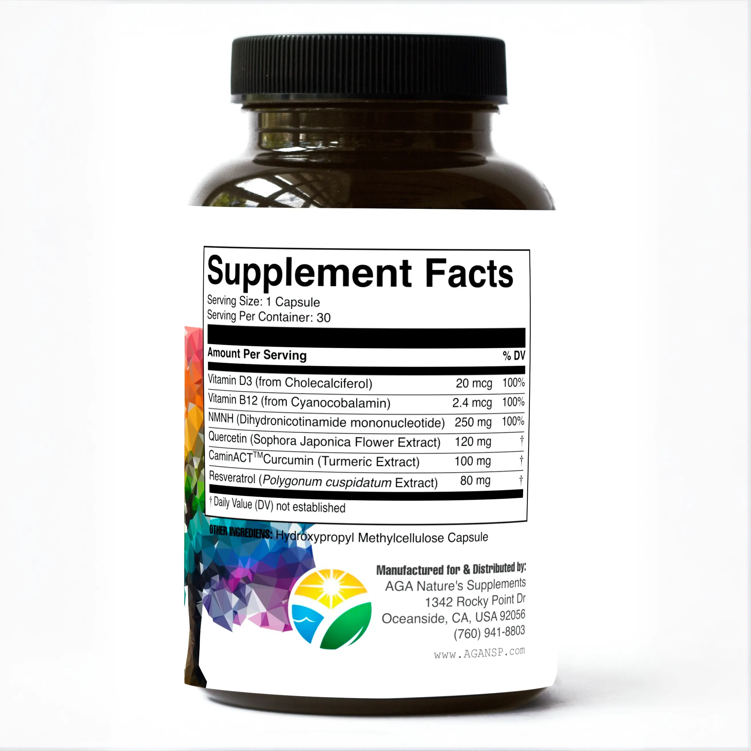 BioLife NAD+ with Quercetin, Curcumin, Trans-Resveratrol