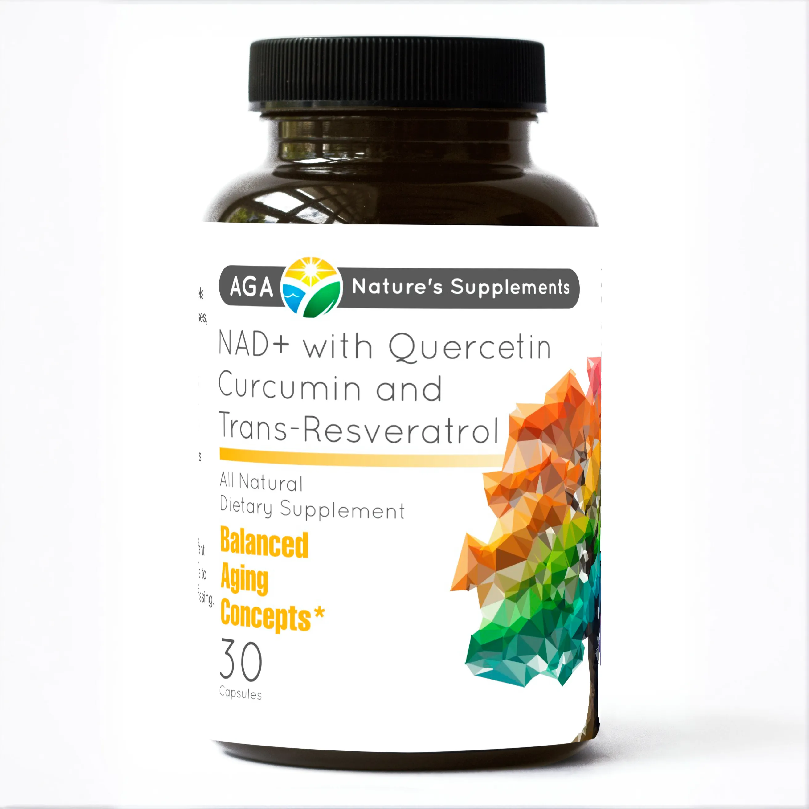 NAD+ with Quercetin, CaminACT Curcumin, Trans-Resveratrol